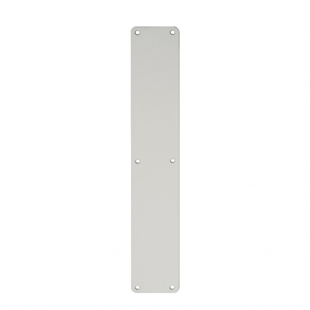 Carlisle Brass Eurospec Plain Finger Plate – Satin Anodised Aluminium