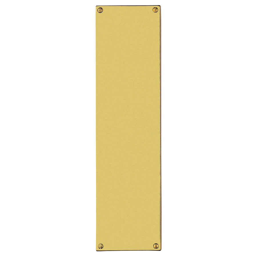 Carlisle Brass Finger Plate Flat Sheet 305mm x 77mm – Polished Brass