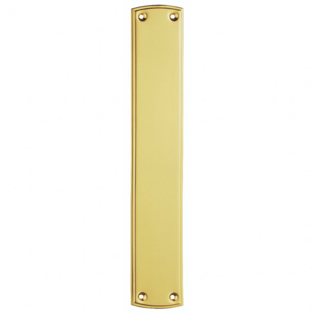 Carlisle Brass Ornate Finger Plate 382mm x 65mm – Polished Brass