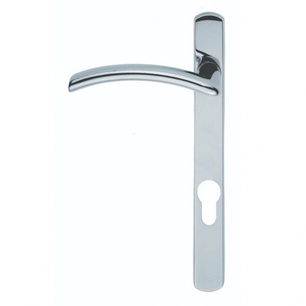 Carlisle Brass Serozzetta Verde Lever on Narrow Euro Plate L/H & R/H – Polished Chrome Plate
