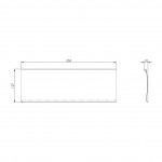 Carlisle Brass Letter Tidy 355mm x 127mm