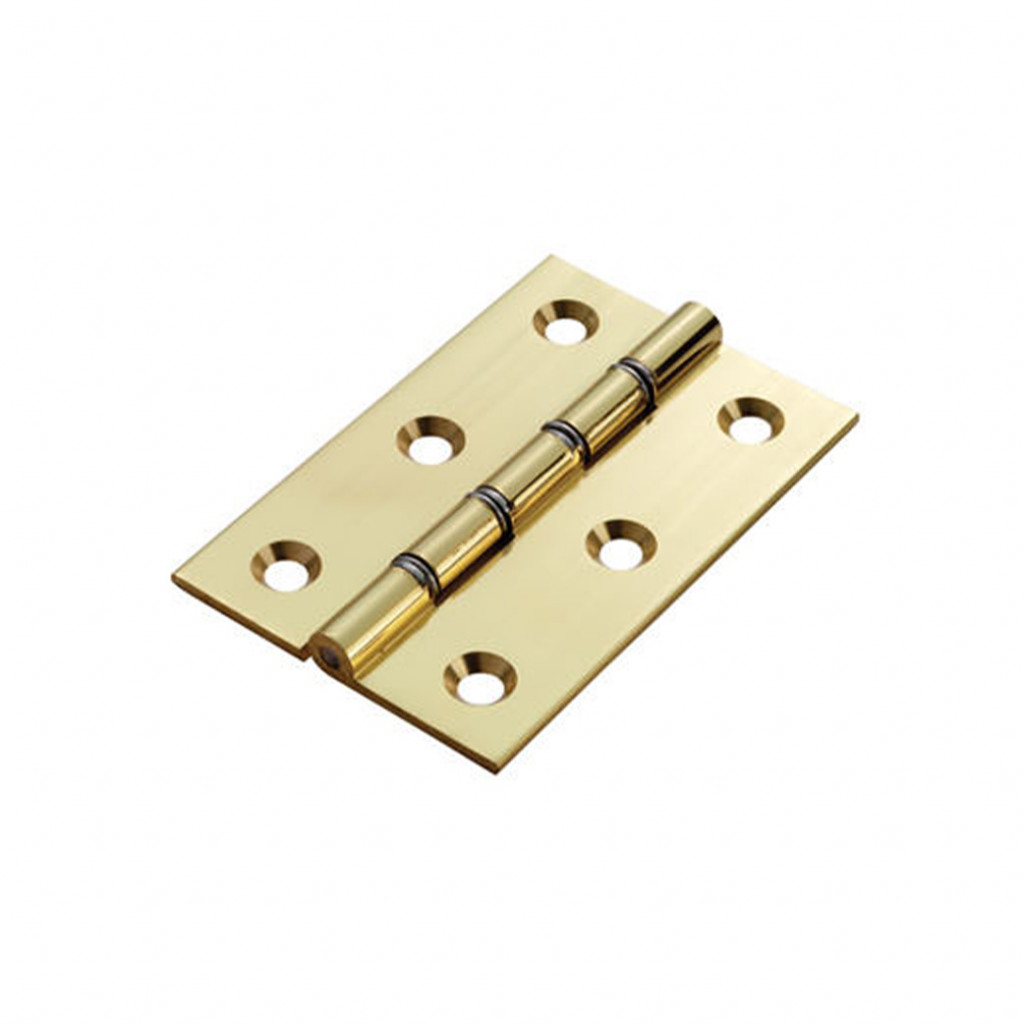 Carlisle Brass Double Steel Washered Brass Butt Hinge 76mm x 50mm