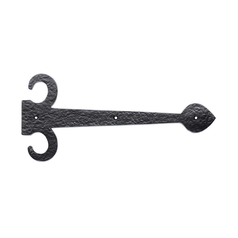 Carlisle Brass Sword Hinge Front - Antique Black