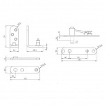 Carlisle Brass Eurospec Enduromax Standard Thrust Bearing Pivot Set