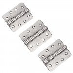 Carlisle Brass Eurospec Enduro Grade 13 Ball Bearing Hinge 102mm x 76mm - Radius corners (Pack of 3)