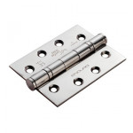 Carlisle Brass Eurospec Grade 13 Plain Ball Bearing Hinge 102mm x 76mm - Square corners