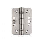 Carlisle Brass Eurospec Enduro Grade 13 Ball Bearing Security Hinge 102mm x 76mm Satin Stainless Steel - Radius corners