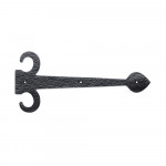 Carlisle Brass Sword Hinge Front - Antique Black